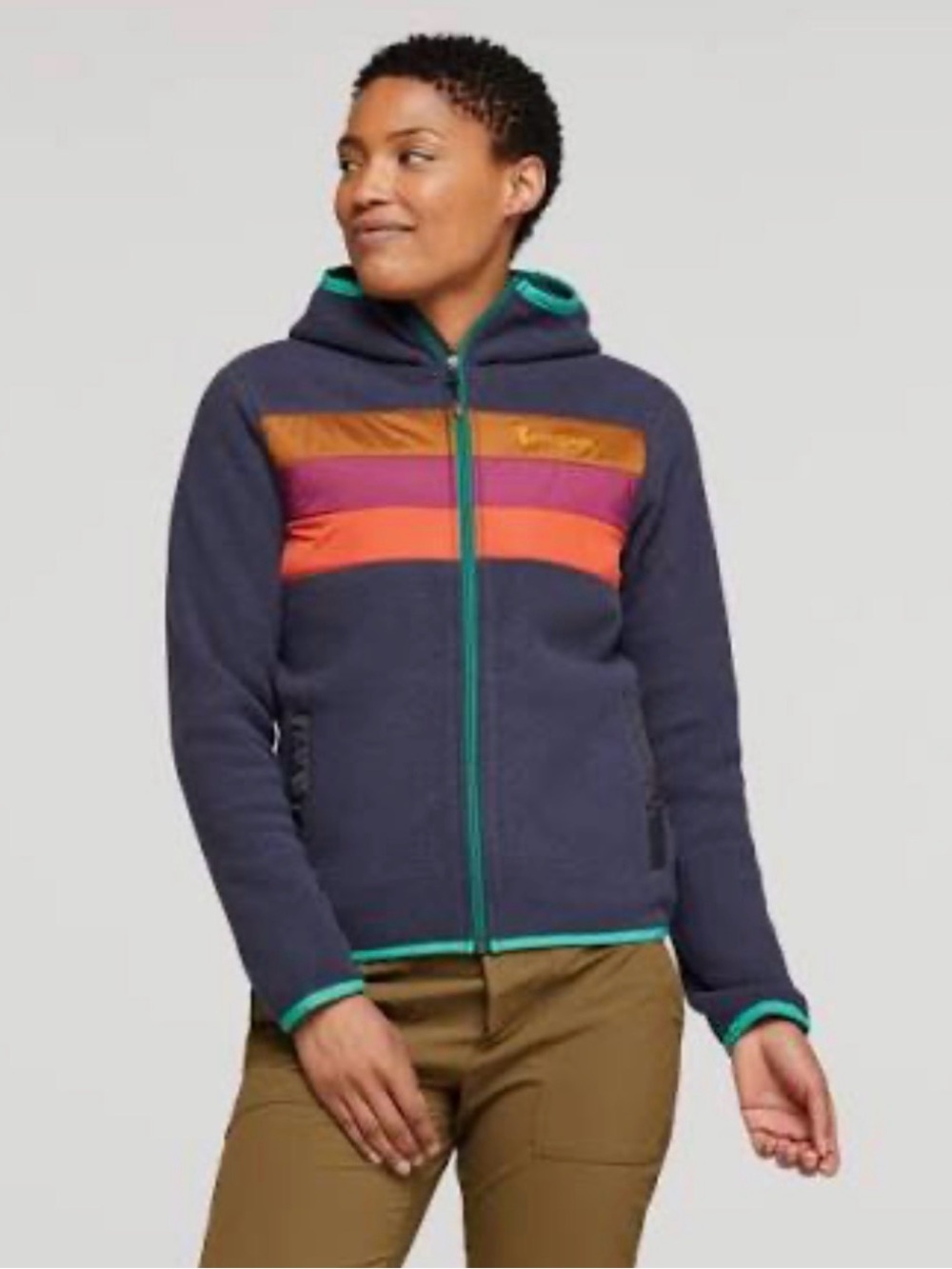 Cotopaxi Teca Fleece Hooded Full-Zip Jacket size Medium